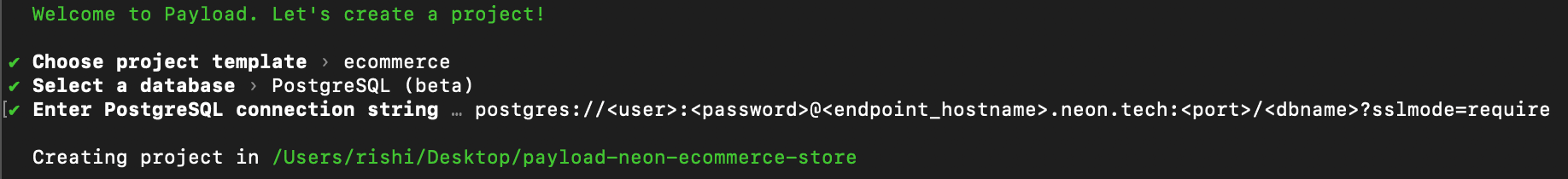 Welcome to Payload command line